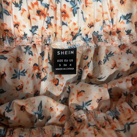 Floral Flowy Peach Skirt - Picture 4 of 4